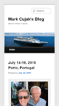 Mobile Screenshot of markcujakblog.com